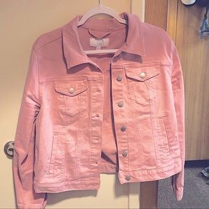 Light Pink Jean Jacket